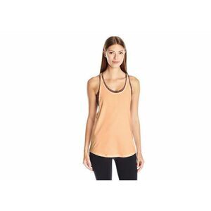 Under Armour 1295290 164 Womens Size XS Peach Printed HeatGear 2-in-1 Tank